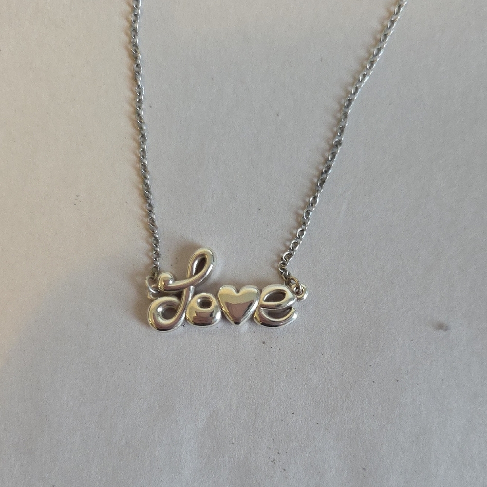 Brighton Silver Love Pendant Necklace
